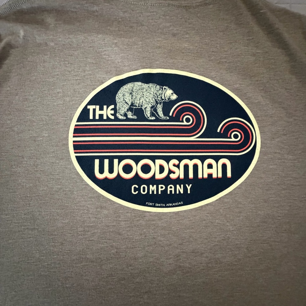 The Woodsman Company Heather Brown Men's Tee XXL